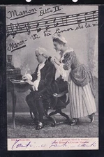 Cartolina Opera Manon Atto II ALTEROCCA ZD519