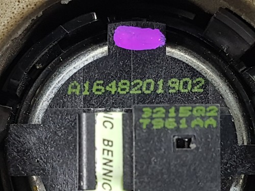 MERCEDES ML W164 FRONT LEFT DOOR TWEETER SPEAKER HARMAN KARDON LOGIC 7 - Picture 8 of 9