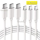 3x 2m Fast Charger USB C Câble de charge For iPhone X XS XR 11 12 13 14 Pro Max