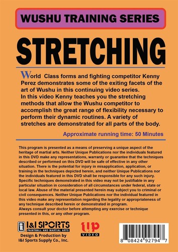 Wushu Stretching & Warmup DVD Kenny Perez Northern Style Kung Fu - Picture 2 of 2