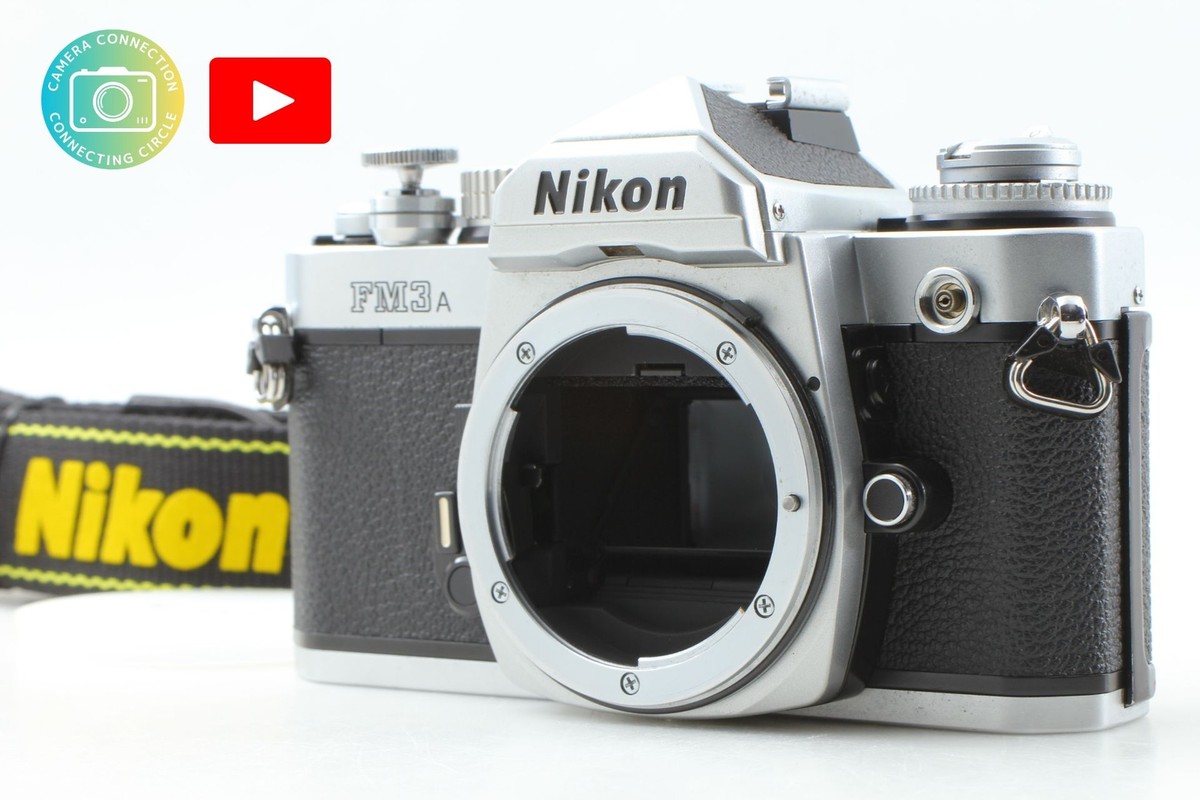 MINT+++ w/Strap Cap] Nikon FM3A Silver SLR 35mm Film Camera