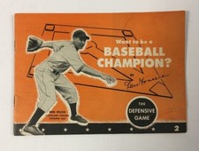 1945 Want To Be A Baseball Champion'? Bob Feller cover By General Mills Vintage 