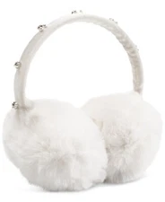 I.n.c. International Concepts Embellished Womens Faux-Fur Earmuffs Ivory
