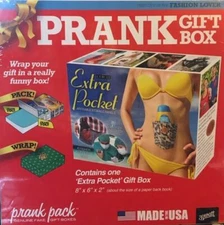 Prank Pack - Extra Pocket Gift Box - 8" x 6" x 2" - NIP