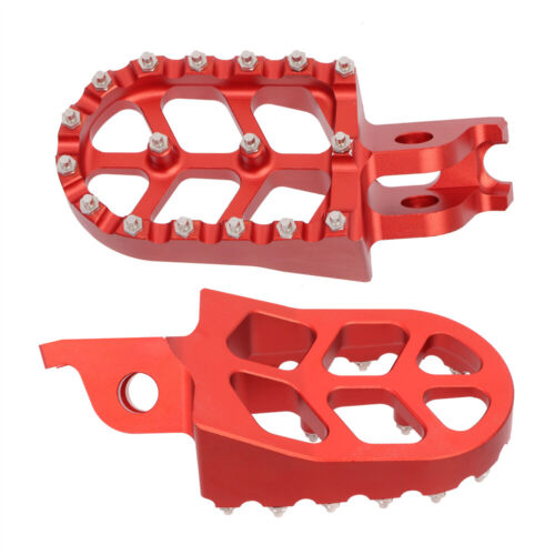 Motorcycle Wide Footpegs Footrest Pedals For Honda CR125 CR250 KX450F CRF450L - Picture 3 of 12