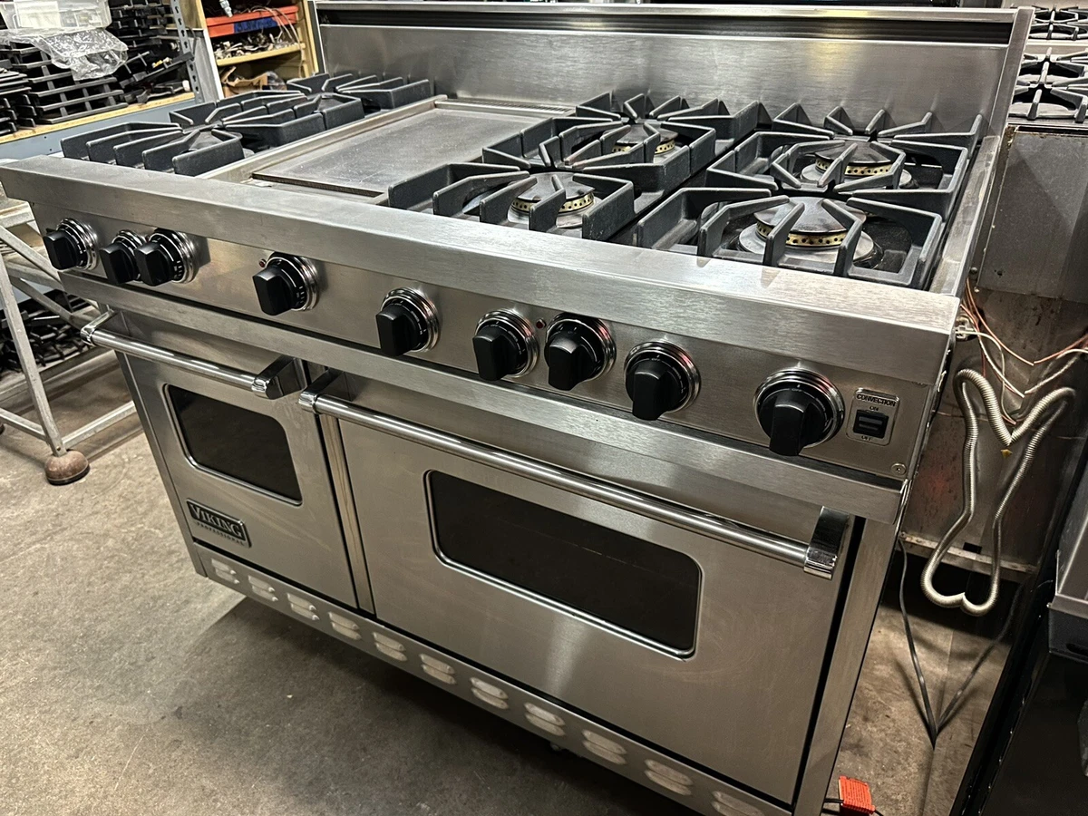 48 Gas Pro Range with 6 Burners and Griddle