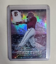 2021 Prizm Draft Picks Matheu Nelson Power Surge Silver PS-MN