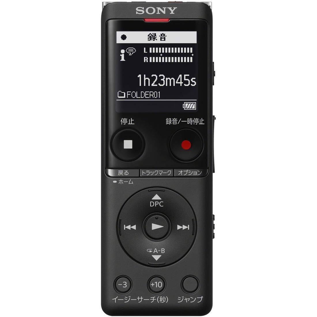 SONY Stereo IC Recorder ICD-UX570F Black Portable Voice