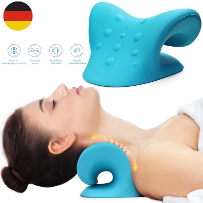Nackenstütze Nackenstrecker Neck Massagegerät Kissen Ergonomischer Nacken