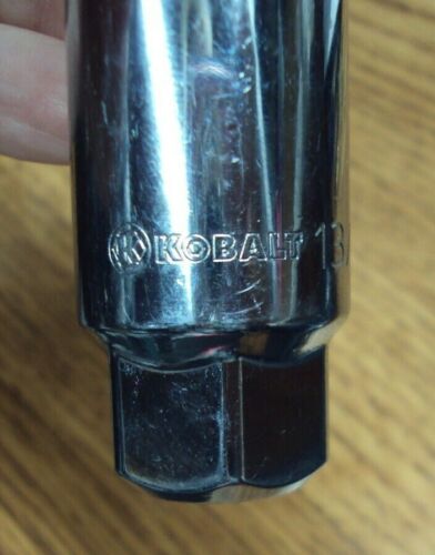 KOBALT Spark Plug Socket ~ 3/8" Drive 6 pt 13/16 ~ 337834 3k - Foto 4 di 9