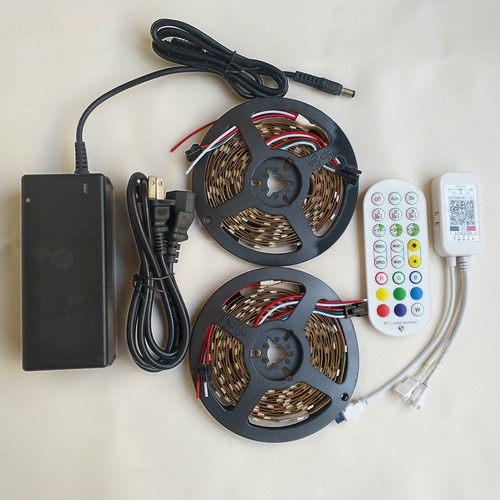 10m 5V WS2812B 5050 RGBIC LED Strip Light Tape Addressable Bluetooth Controller - Picture 4 of 15