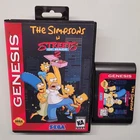The Simpsons in S.O.R. 2  for Sega Genesis + case & artwork