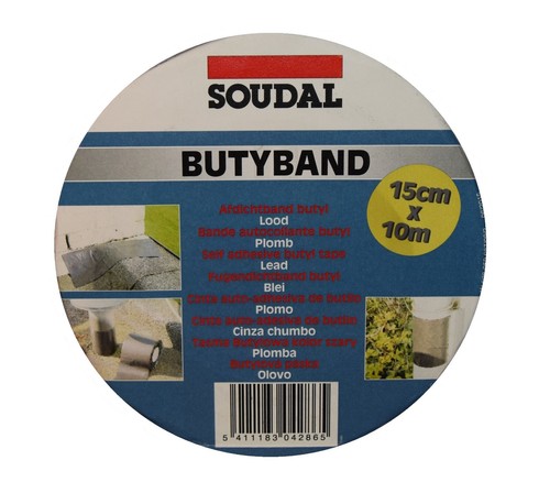 Self Adhesive Flashing Tape Roof Seal Tape Soudal Butyband Flash Banding Lead - Picture 11 of 25