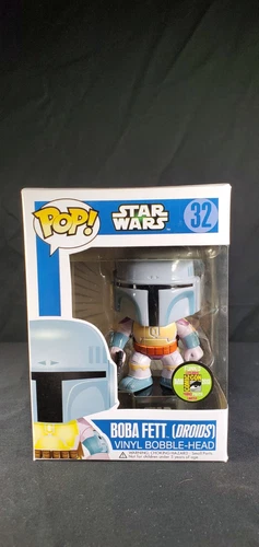 Funko Pop Star Wars #32 BOBA FETT [Droids] 2013 SDCC LE 480 Rare Vaulted