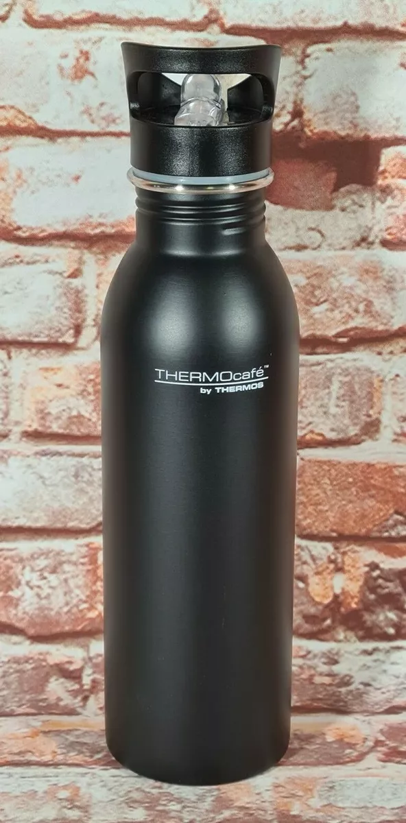 Brand New Thermos Brand THERMOcafe Single Wall Hydration Bottle Black 700ml