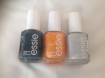 Essie Nail Polishes - Set of 3 - In Plane View, Don't Be Spotted, Press Pause!