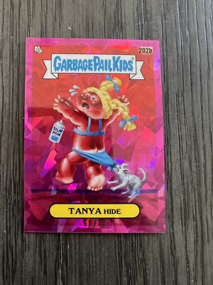 2022 Garbage Pail Kids Sapphire Tanya Hide Fuchsia  #202b /75 GPK Series 5