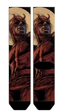 Bioworld Marvel Comics Daredevil Character Adult Sublimated Crew Socks