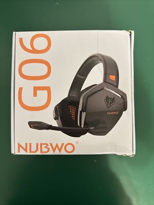 NUBWO G06 Wireless Gaming Headset with Microphone for PS5 PS4 PC Mac 3-in-1 
