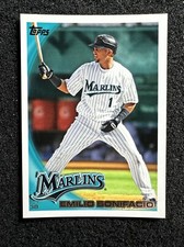 EMILIO BONIFACIO #439 2010 Topps Baseball QTY Florida Marlins