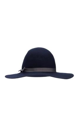 HAT ATTACK Round Brim Floppy NAVY gray grey 100% Wool USA  display picture 1