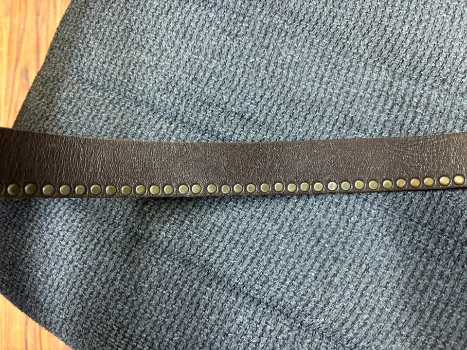 Eagle buckle vintage brown Leather Belt Virginia brand. - Image 4 of 4