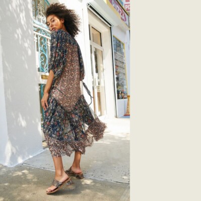 estelle blue maxi dress Estelle Dress Blue FR 38 / Blue