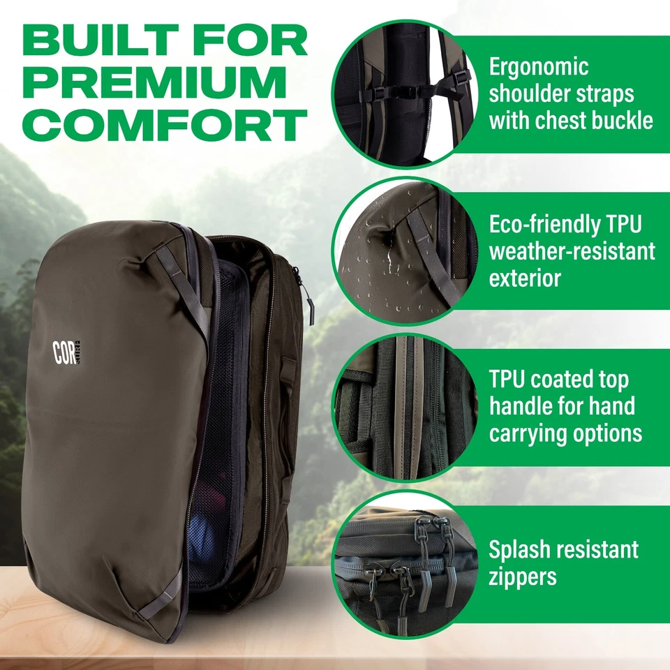 Carry On Travel Backpack | The Island Hopper by COR Surf - Image 4 of 4