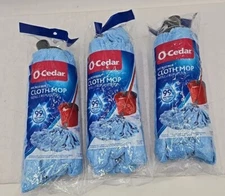 O-Cedar Microfiber Wet Cloth Mop Replacement Mop Head NEW LOT OF 3
