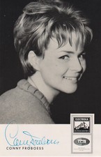 CONNY FROBOESS Original Autogramm signierte E...