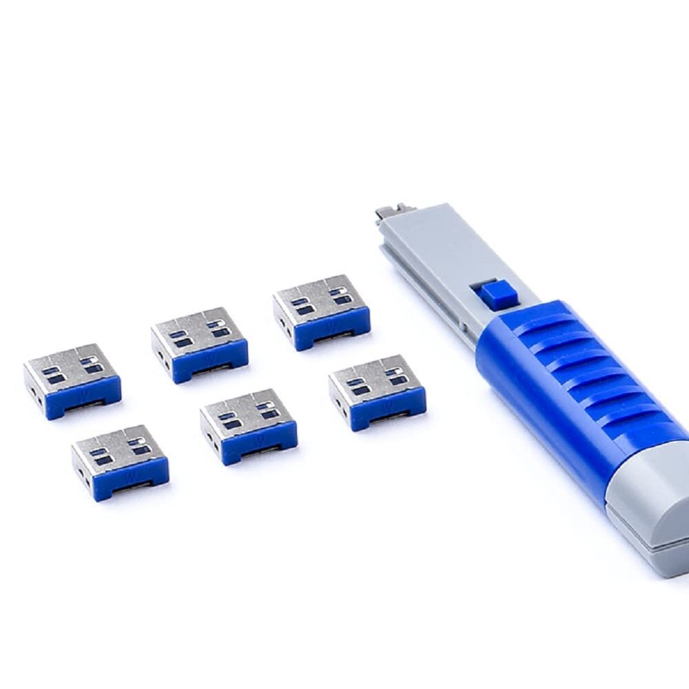 SmartKeeper Basic USB-A Port Blocker dunkelblau NUOVO