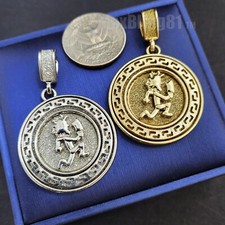 HATCHET MAN RUNNER Iced Hip Hop Jewelry Medal Gold Silver Plated Charm Pendant