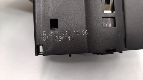 MERCEDES W212 E-CLASS 2009 DASHBOARD HEADLIGHT CONTROL SWITCH A2129051600 #2536 - Foto 5 di 5