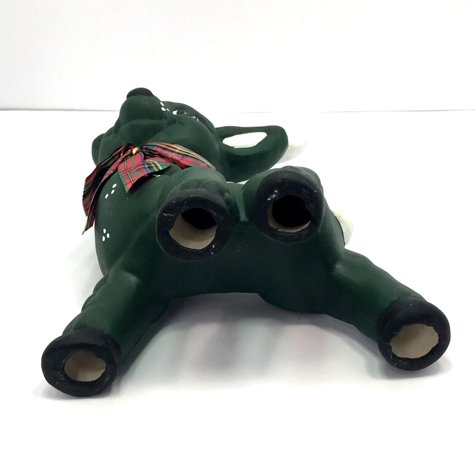 VTG Kimble Mold Reindeer Forest Green Ceramic Winter Holiday Christmas READ