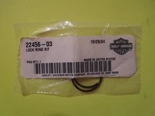 NOS OEM Harley Davidson Piston Pin Lock Rings (2) Kit P/N 22456-03