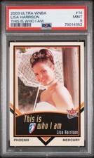 2003 Ultra WNBA Who I Am Lisa Harrison PSA 9 Tennessee Lady Vols Phoenix Mercury