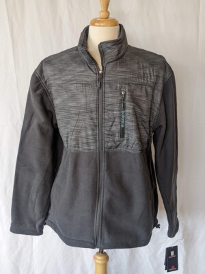Men's New Balance Polar Fleece Zip Jacket Size XXL Charcoal Gray NEW