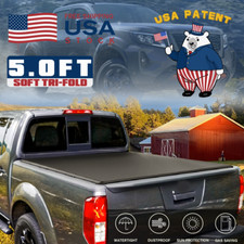 5ft 59.5in Soft Tri-fold Tonneau Cover Truck Bed For 2005-2026 Frontier 5ft 59.5in Soft Tri-fold Tonneau Cover Truck Bed For 2005-2026 Frontier