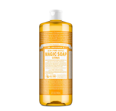 Dr. Bronner's Magic Soap - Citrus - Pure-Castile Liquid Soap - 32 oz
