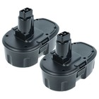 2x Akku für Dewalt DC330 DC213KB DC330KA DC330K DC380KA DC330N 3,3Ah 18V
