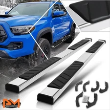 For 05-22 Tacoma Double(Crew)Cab 5" Side Step Nerf Bar Flat Running Board Chrome
