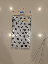 Zwierzę domowe Łapa Nadruk Celofanowe torby na smakołyki ze skręcanymi krawatami na imprezę Spritz 30 szt.