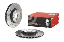 2x Bremsscheibe PRIME LINE - UV Coated BREMBO 09.C645.11 für 500 595 ABARTH 695