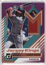 2025 Panini Donruss Jersey Kings Purple 28/49 James Wood #JK-JW 8mm