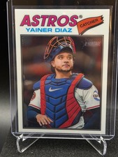 Yainer Diaz 2026 Topps Heritage Chrome Base #219 - Houston Astros