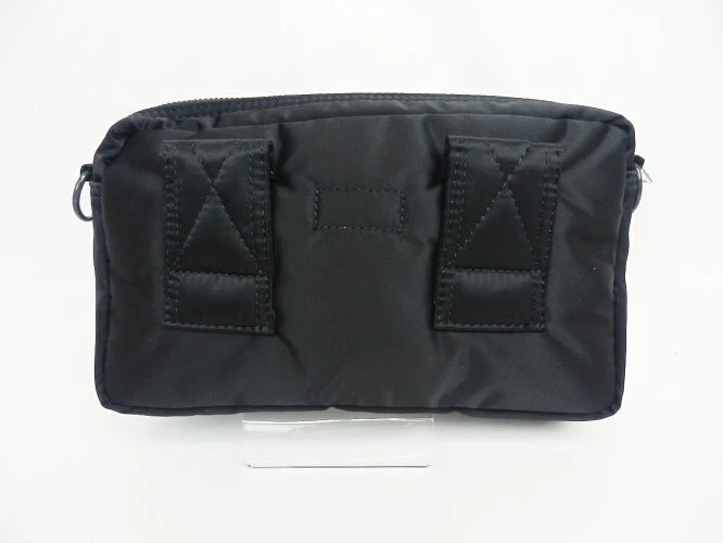 PORTER Shoulder Bag Tote Crossbody Handbag Black Polyester Unisex Used Japan F/S - Image 3 of 4