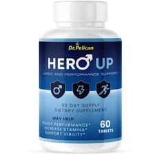 Hero Up- Men's Health & Performance- 60 Tablets