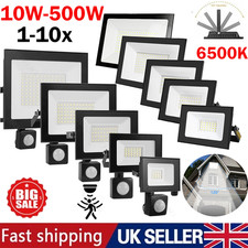 LED Floodlight 10W-500W Spot Security Flood Lights Light Outdoor Garden Lamps UK