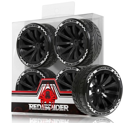 1/10 Onroad Rc Car Wheels Tires for Tamiya TT01/02 TT01e Kyosho HPI FW06 HSP MST