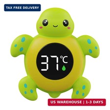 Baby Bath Thermometer Baby Safety, Digital 2-in-1 Room  Bath Water Thermometer